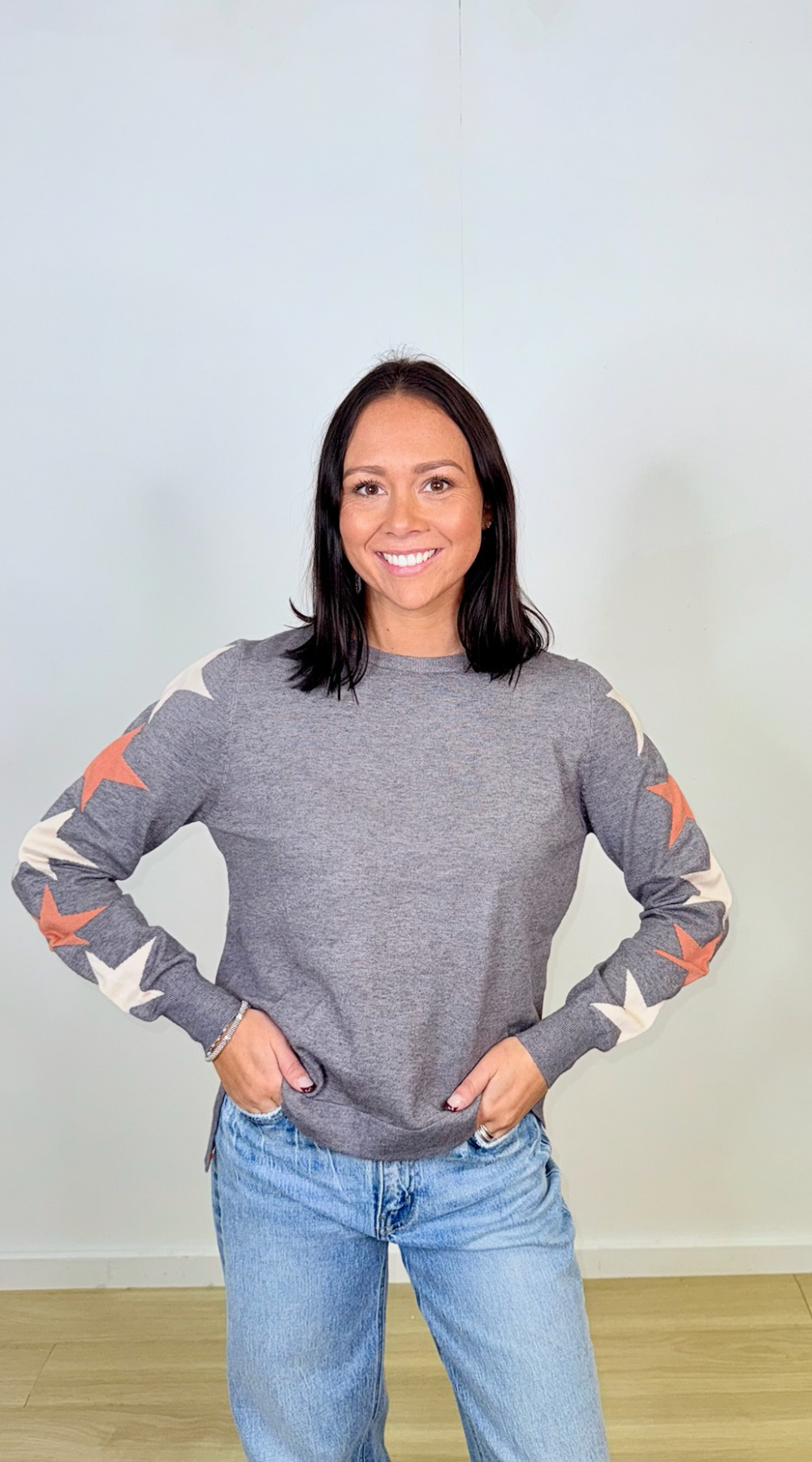 Grey Star Sweater