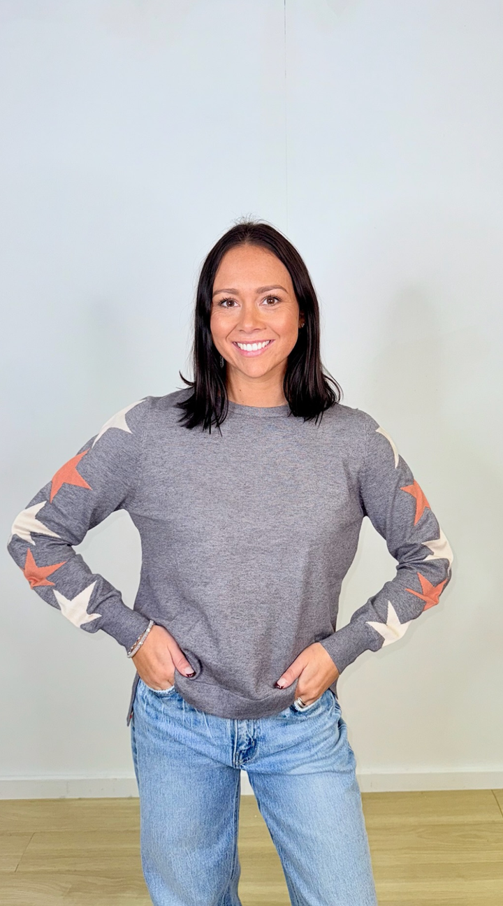 Grey Star Sweater
