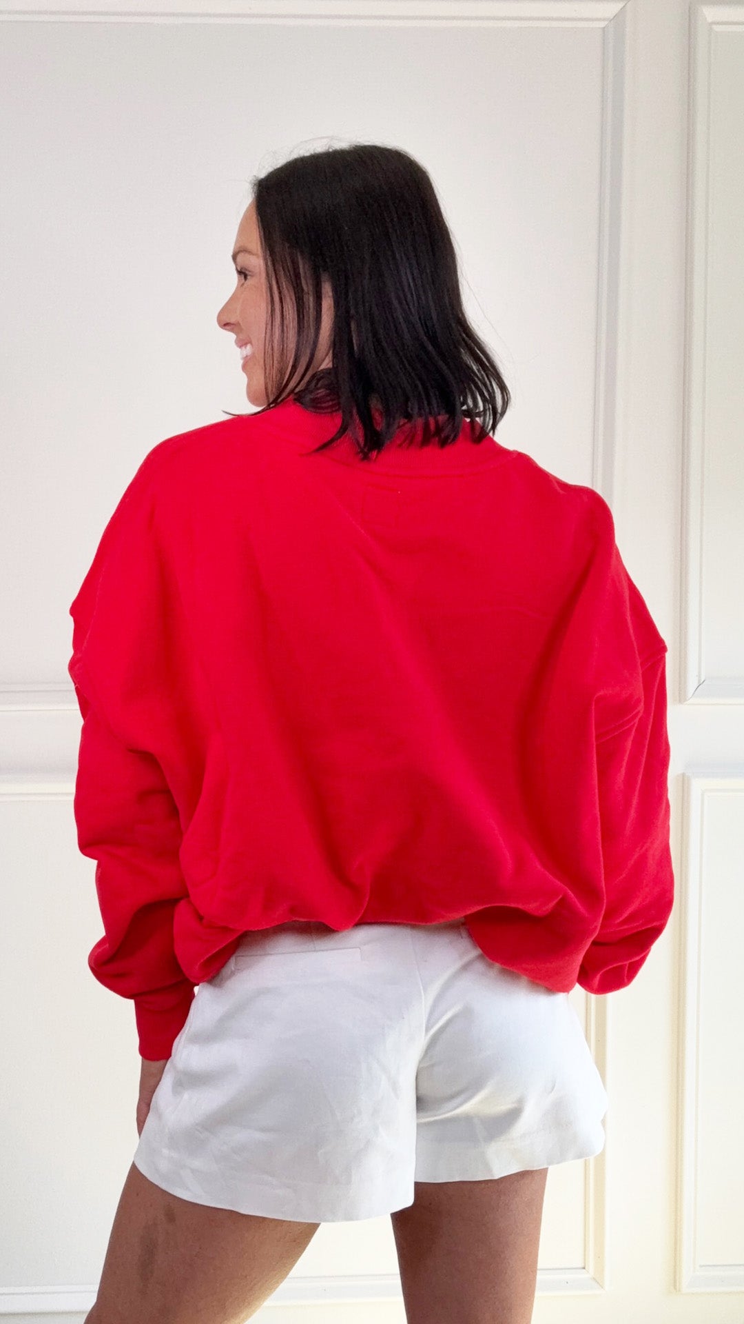 V Neck USA Sweater