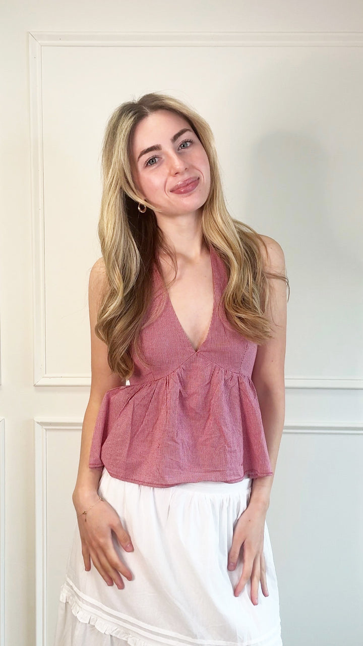 Americana Sweetheart Flare Top