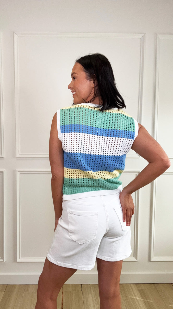Coastal Colorblock Knit Top