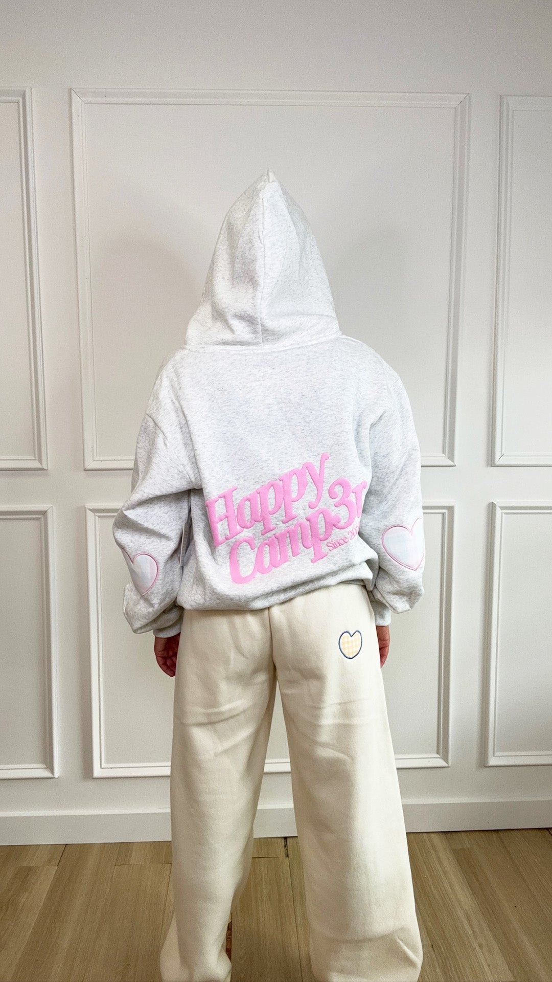 Happy Camp3r Love Plaid Zip Up
