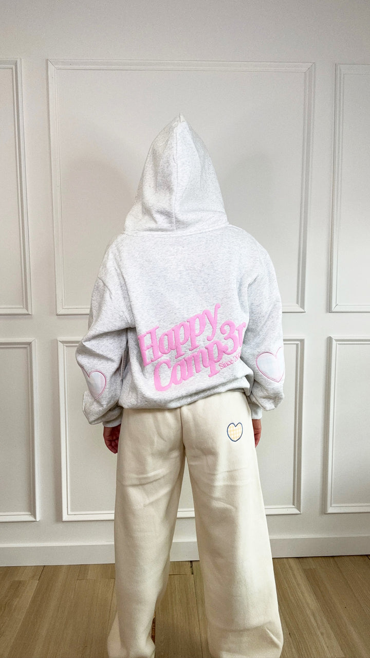Happy Camp3r Love Plaid Zip Up