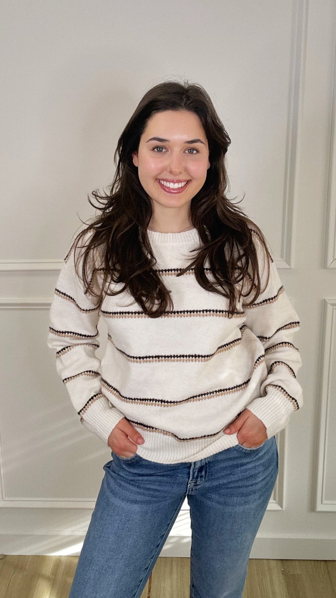 High and Low Sweater