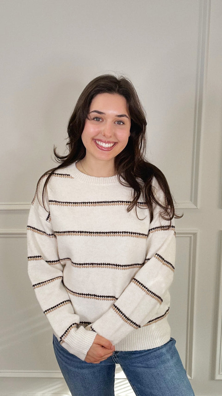 High and Low Sweater
