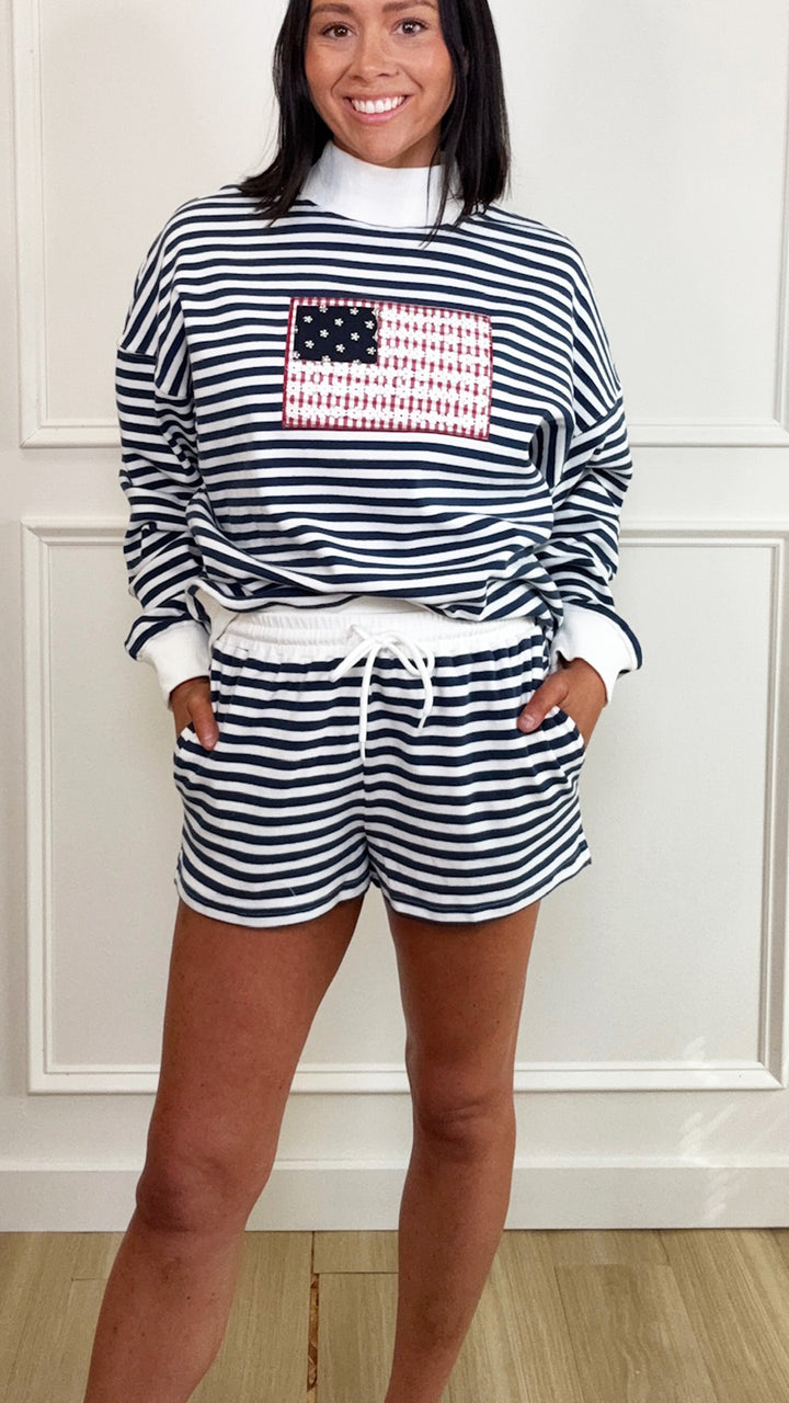 Maritime Stripe Shorts