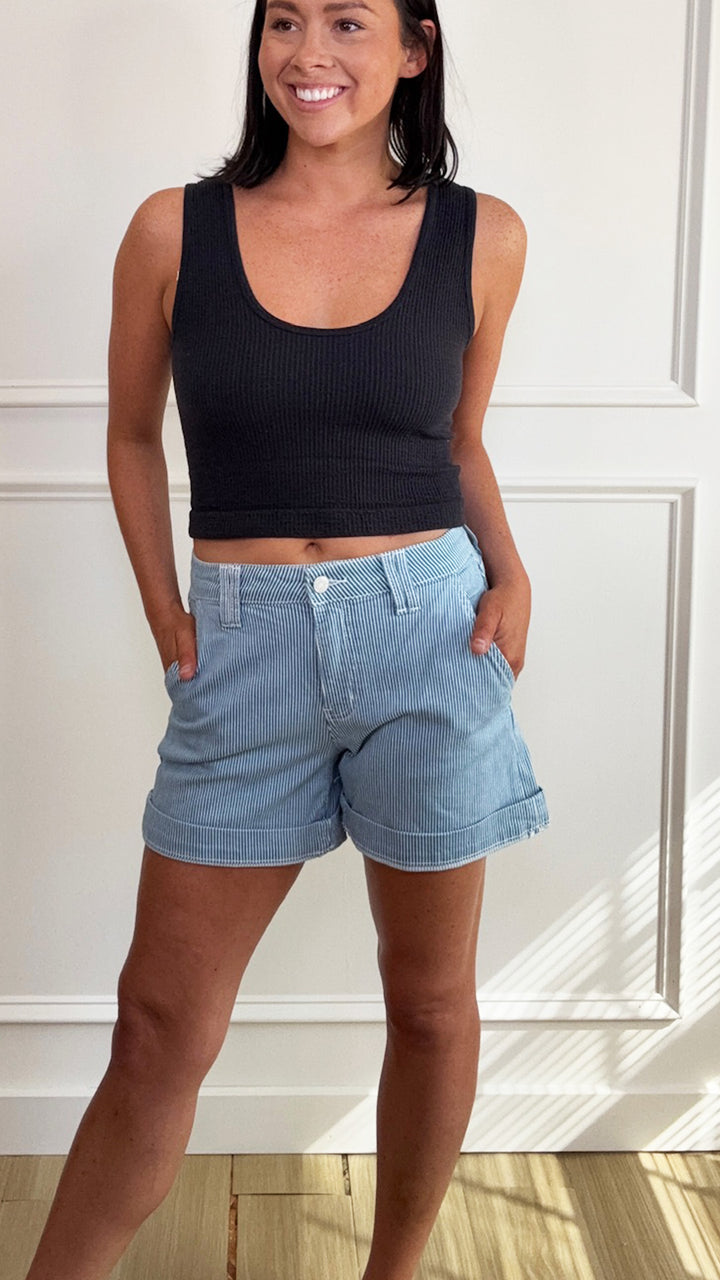 Ocean Breeze High Rise Shorts