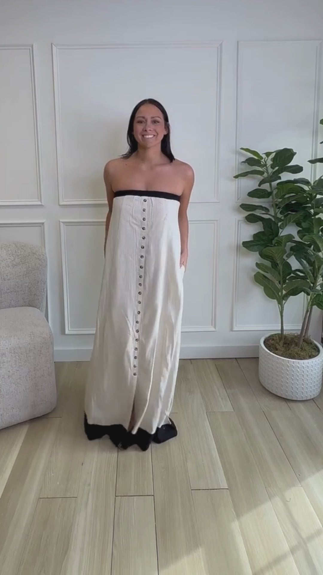 Springsteen Strapless Dress