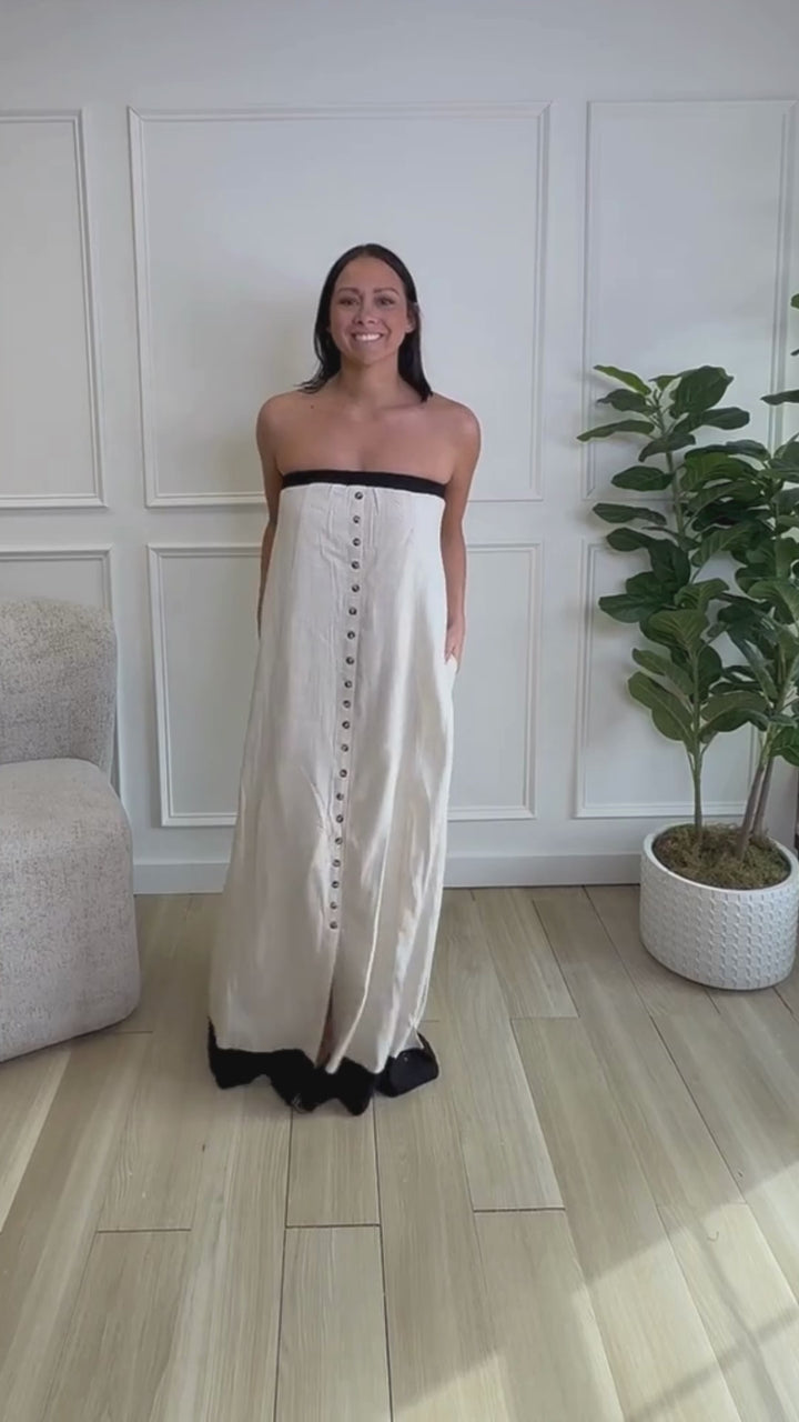 Springsteen Strapless Dress
