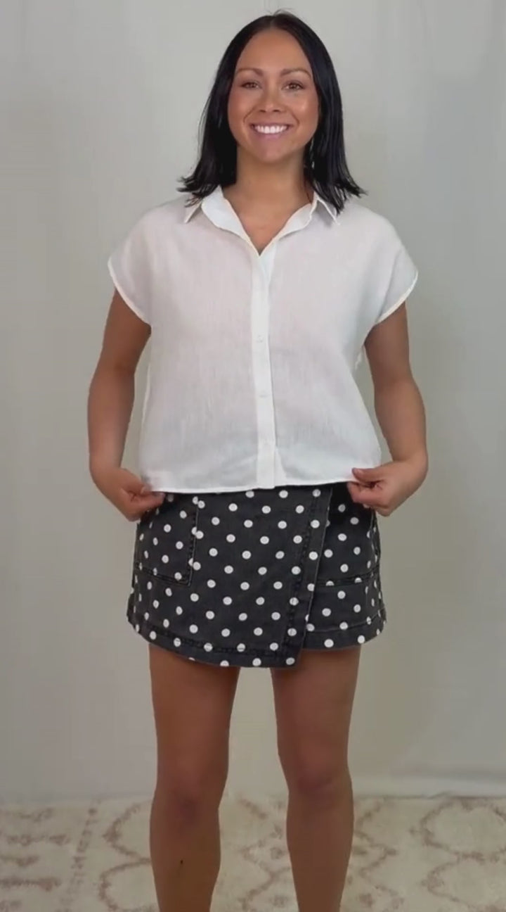 Thorns Polka Dot Skort