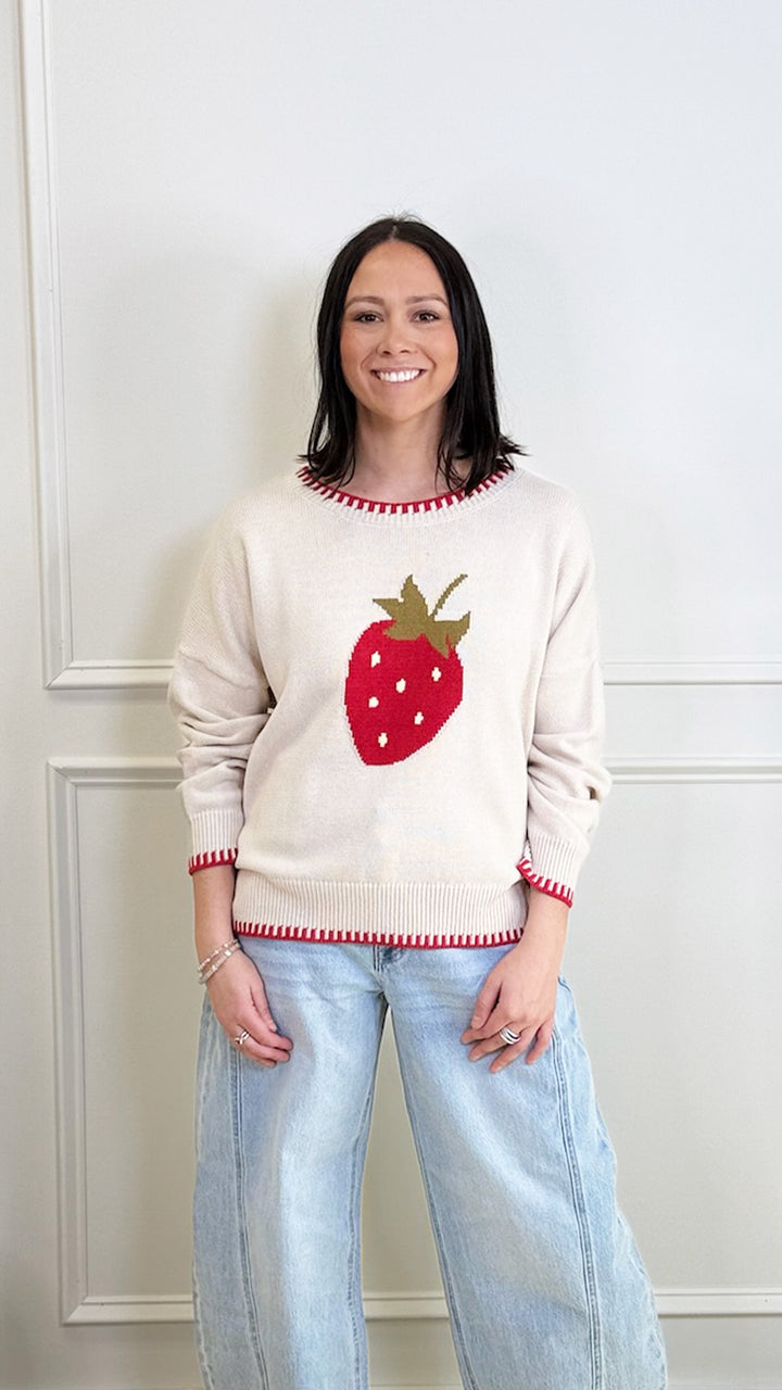 Strawberry Sweater