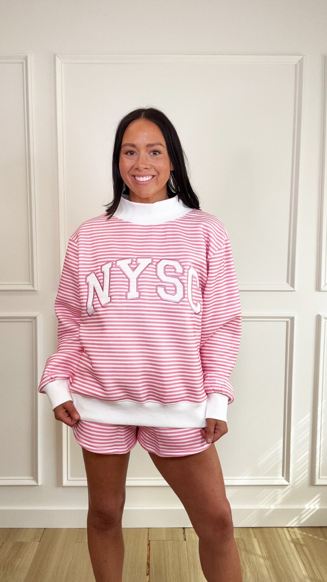 Strawberry Mockneck