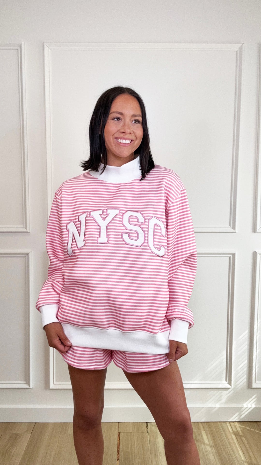 Strawberry Mockneck