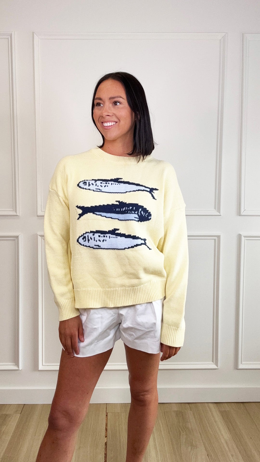Summer Rain Sardine Sweater