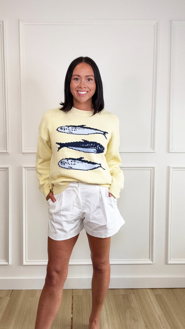 Summer Rain Sardine Sweater