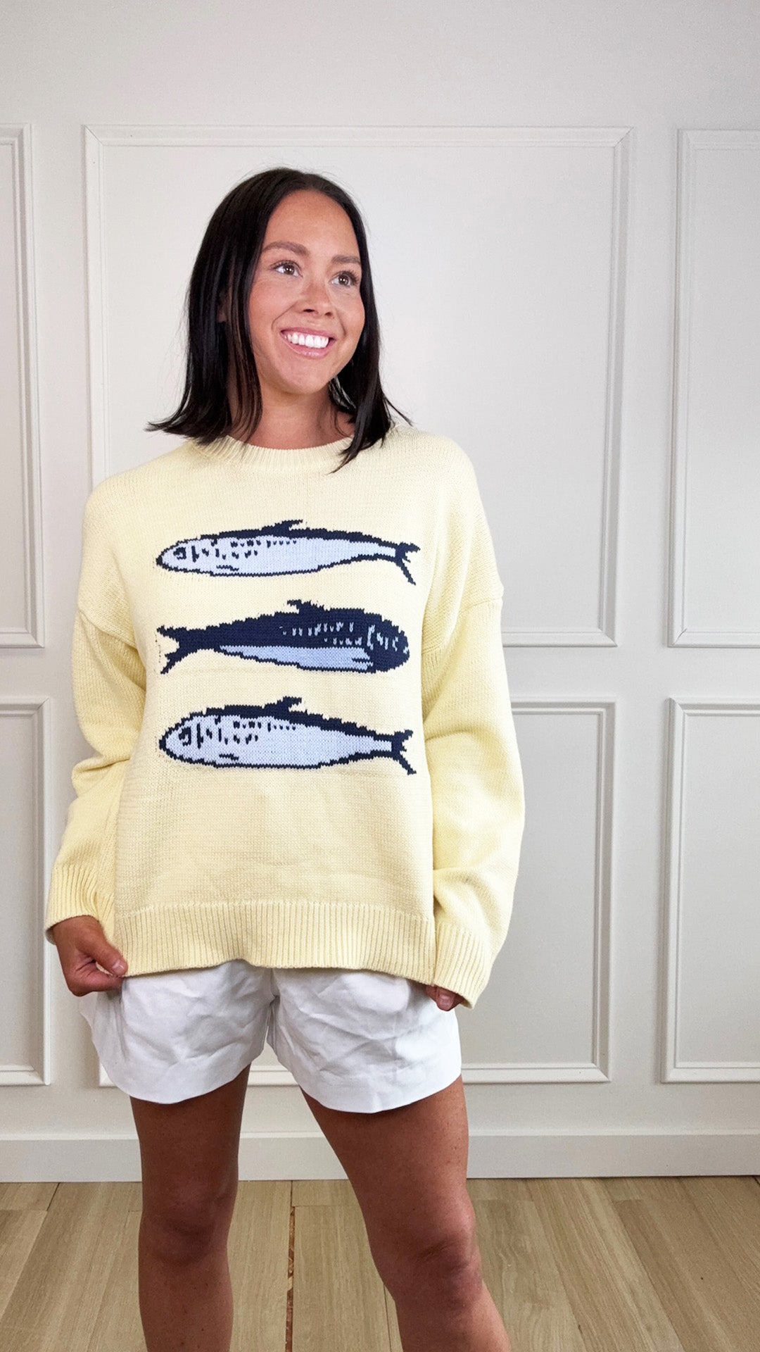 Summer Rain Sardine Sweater