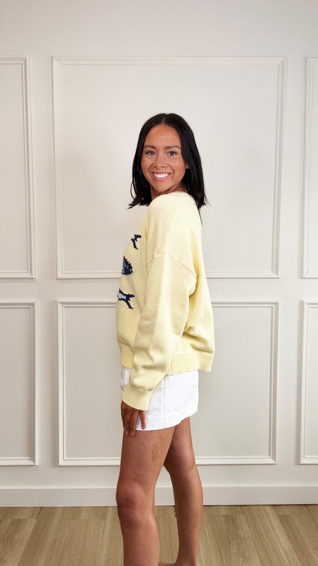 Summer Rain Sardine Sweater
