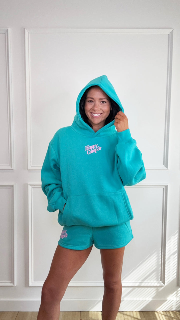 Teal Puff Sweatshirt Happy Camp3r